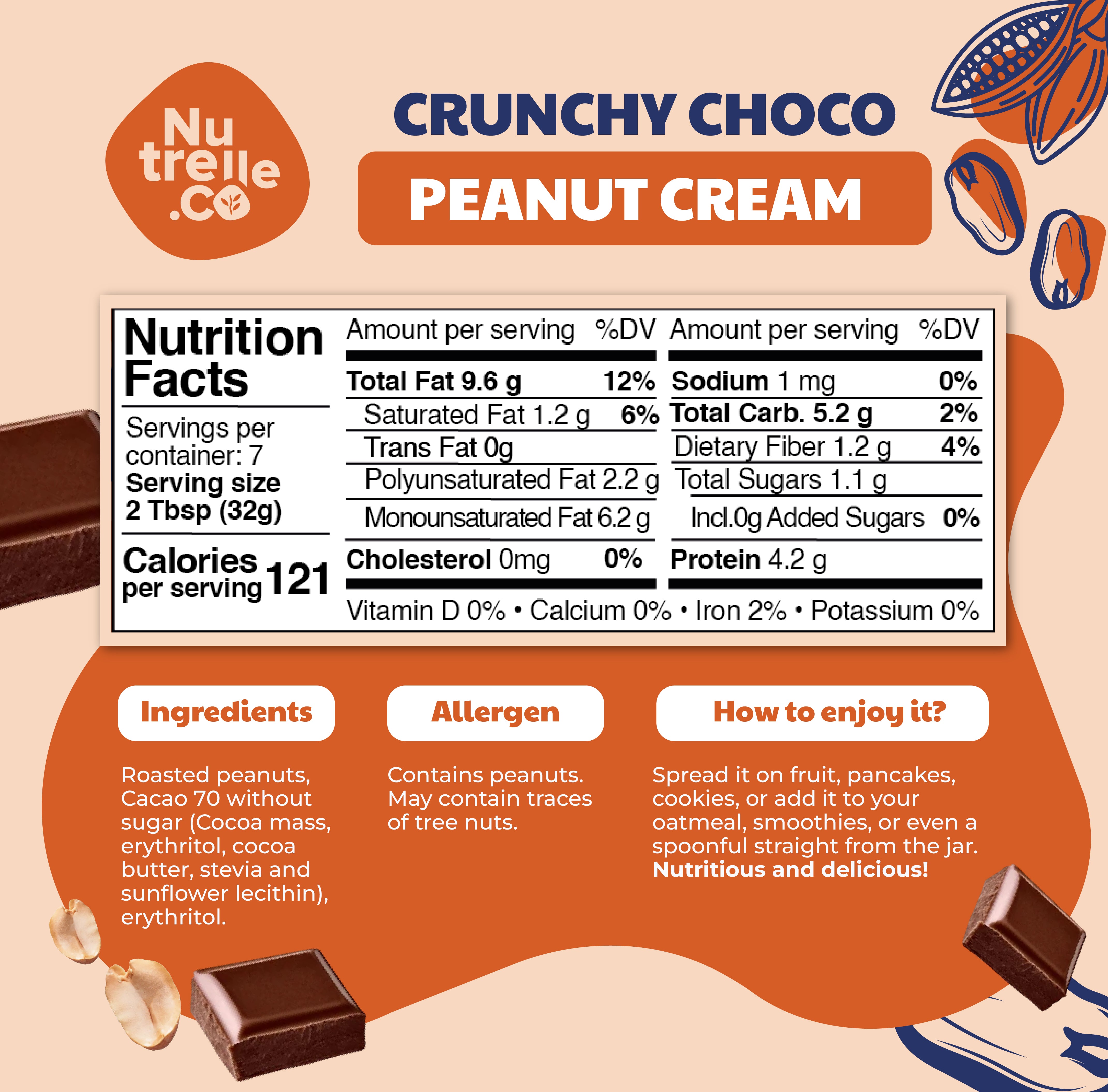 Crunchy Choco Peanut Butter